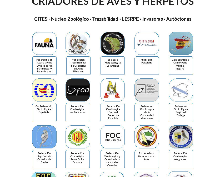 FAUNA, Aviornis, Fundación Psittacus, COMESP y SOHEVA presentan una guía práctica de documentación para criadores de aves y herpetos