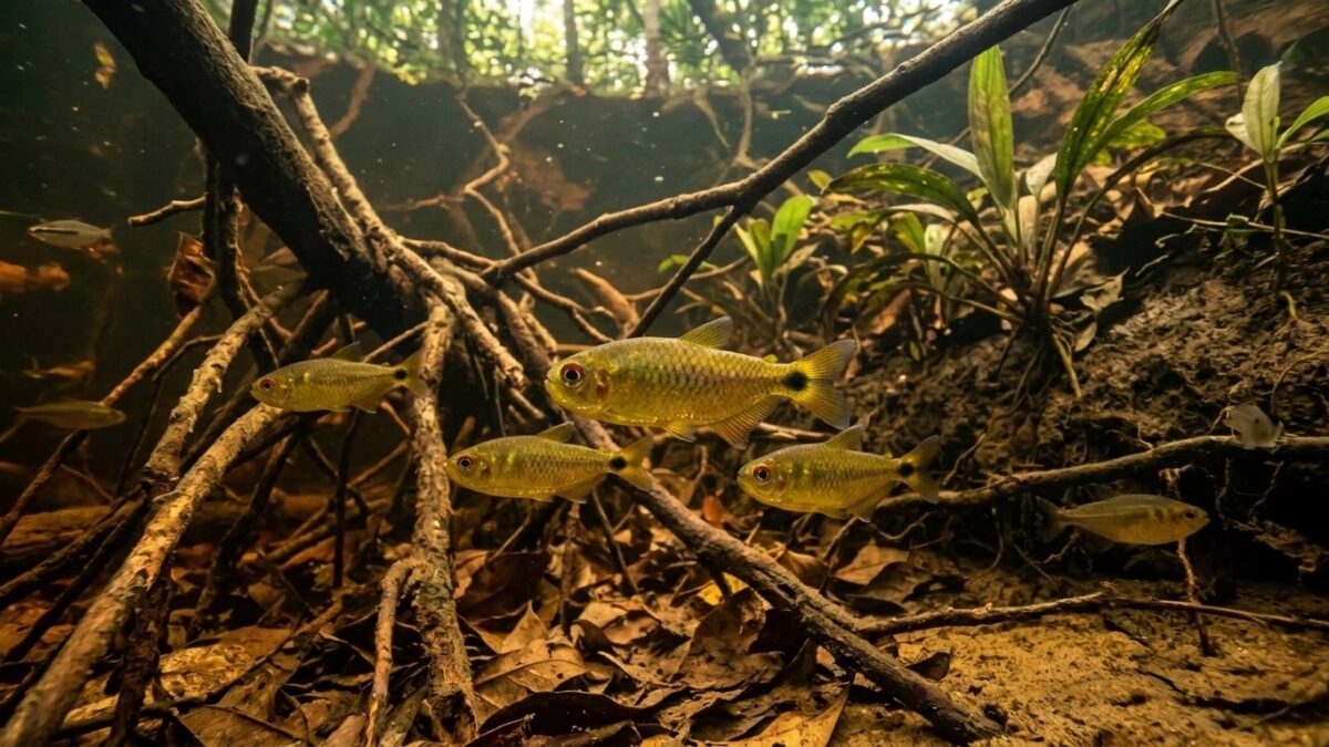 Moenkhausia nanah, nuevo tetra de ojos rojos y dorados