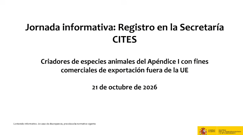 Registro CITES: la jornada del MITECO no trajo soluciones